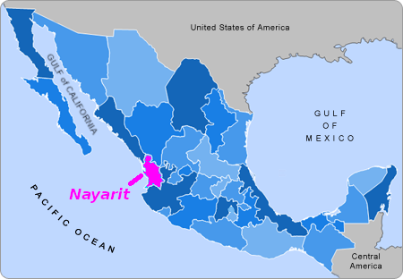Nayarit State in Mexico